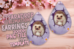 Bold Teardrop Design for DIY Projects , Animals In Wall Product Image 1