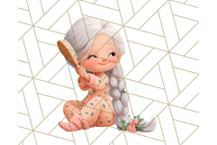 Santa’s Pajama Day Clipart, Cute Christmas Bedtime PNG Product Image 5