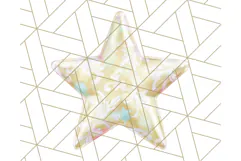 Cute Puffy Star Clipart PNG, 3D Glossy Pastel Stars Clip Art Product Image 5