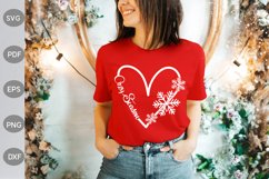 Cozy Season With Snowfalke - Winter Holiday Christmas SVG Product Image 2
