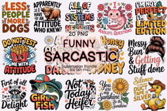 20 Funny Sarcastic Sublimation Bundle ,Sarcastic Bundle Product Image 1