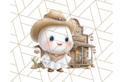 Old West Ghost Halloween PNG Clipart Product Image 5