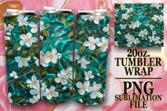 15x Bright 3D Spring Bloom Tumbler Wrap Bundle - Sublimation Product Image 7