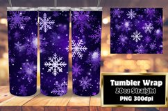 Christmas Snowflakes Harmony Tumbler Wrap 20oz Product Image 1