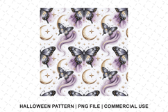 Halloween Butterfly Pattern Png | Digital Paper Product Image 1