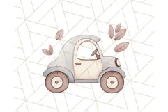 Kid’s Toy Clipart, Nursery Decor Png, Trucks, Rockets, Cars Product Image 5