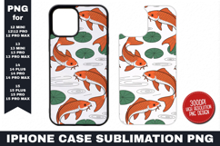 Fish iPhone Case Sublimation PNG | Sublimation Product Image 1