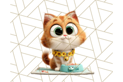 Pet Shop Clipart, Cute Big Eyed Animals, Kawaii Pets PNG Product Image 5
