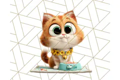 Pet Shop Clipart, Cute Big Eyed Animals, Kawaii Pets PNG Product Image 5