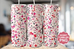 Floral Pattern Tumbler | Floral Tumbler Wrap Product Image 1