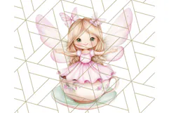 Bookish Fairy PNG Clipart, Whimsical Reading Elements Png Product Image 5