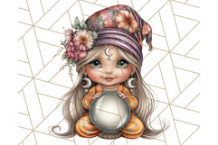 Spooky Gnome Village Clipart PNG Halloween Png Product Image 5