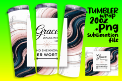 Beautiful Gift: 20oz Tumbler Wrap , Religious Product Image 1