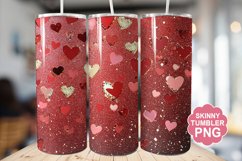 Valentine Glitter Tumbler | Valentine Tumbler Wrap Product Image 1
