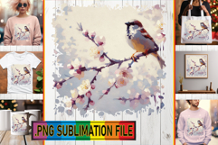 Cheerful TSHIRT Designs PNG, Birds Product Image 1