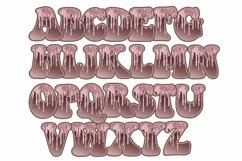 Easter Sublimation Monogram Alphabet Clipart Glitter Effect Product Image 5