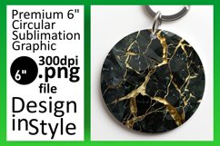 Mystical Geode Marvel: Sublimation Round Ornament Product Image 1