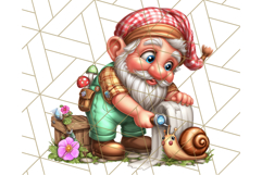 Gnomes at Work Clipart PNG, Cute Gnomes PNG Illustration Product Image 5