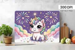 Happy New Year Cutting Board PNG Festive New Year's Eve 2026 Product Image 1