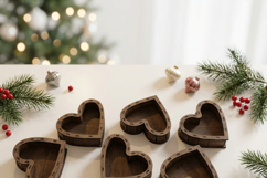 Heart-Shaped Wooden Gift Box Template for Laser Cutting Product Image 5