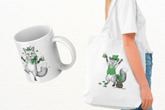 St Patricks Day Fox Clipart Product Image 3