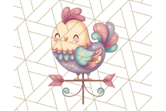 Kawaii Weather Clipart PNG, Cute Pastel Weather Icons Product Image 5