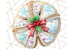 Christmas Penguins The Beach Clipart PNG, Tropical Holiday Product Image 5