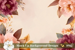 Flowers Background PNG, Floral Background, Peony Background Product Image 1