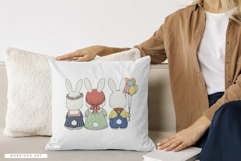 Cute Easter Bunnies Clipart Product Image 4