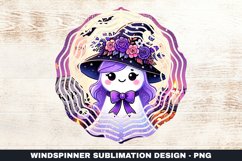 Halloween Boo Wind Spinner Sublimation Design Product Image 1