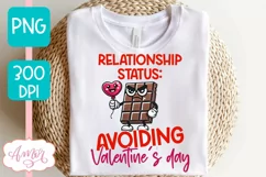 Anti Valentine's day PNG sublimation, Sarcastic valentines Product Image 2