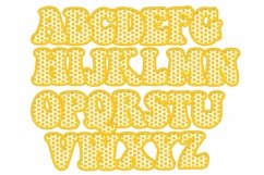 Easter Sublimation Alphabet Clipart Printable Lettering Set Product Image 5
