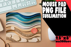 JOYFUL DESK MAT CREATIVE DESIGN, Summer Beach Product Image 1