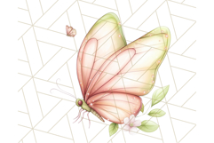 Pastel Fairies and Butterflies PNG, Spring Fantasy Clipart Product Image 5