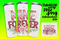 20oz Tumbler Artwork for Sublimation , Valentines Product Image 1