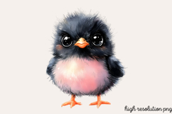 Black Pink Easter Clipart PNG Product Image 1