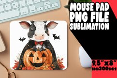 Cute Autumn Cow Mouse Pad Design Product Image 1