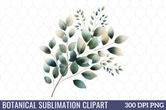 Botanical Sublimation Clipart Product Image 1