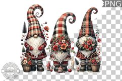 Christmas Gnome Sublimation - Clipart PNG Design Product Image 1