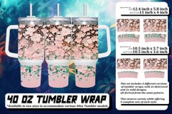 Radiant Flower Leopard Print Wrap 40oz Product Image 1