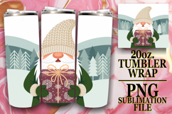 Magical Sublimation 20oz tumbler wrap, Gnomes Product Image 1