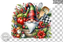 Christmas kitchen Gnome Sublimation - Clipart PNG Design Product Image 1