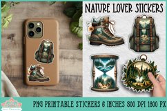 Nature Lover Printable Stickers | Hiking &amp; Camping Stickers Product Image 13