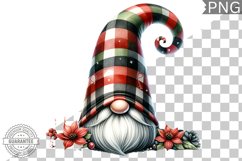 Christmas Gnome Sublimation - Clipart PNG Design Product Image 1