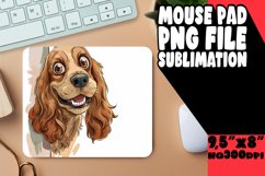 Dog Lover's Playful Sublimation Mousepad PNG Product Image 1