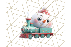 Christmas Train Ride PNG Clipart with Yeti and Elves Product Image 5