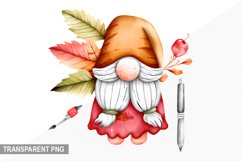 Autumn Gnome Sublimation Bundle - Gnome Autumn Clipart Product Image 5