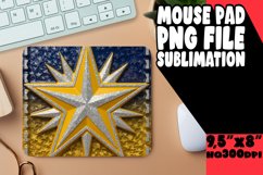 Cheerful Desk Pad Sublimation Ideas, 3D Xmas Product Image 1