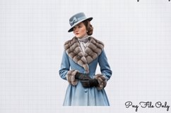 Victorian Winter Clipart Sublimation PNG Product Image 1
