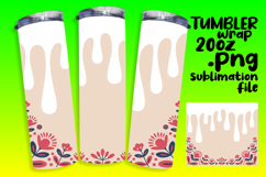 GRACEFUL 20oz PNG Tumbler Wrap , Christmas Product Image 1